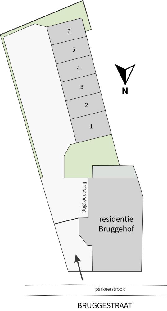 residentie Bruggehof Poperinge Bruggestraat nieuwbouw