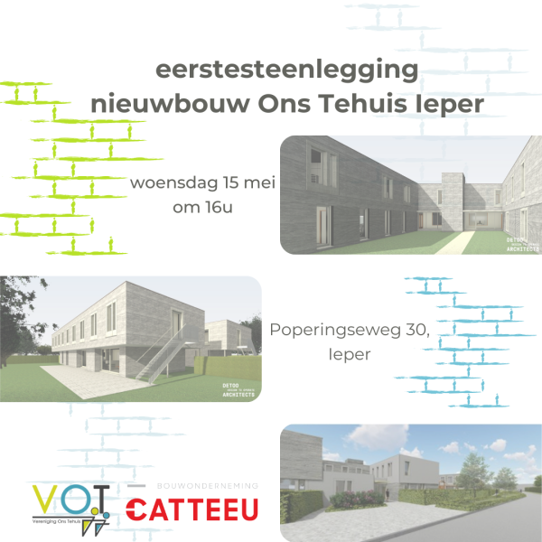 eerstesteenlegging Ons Tehuis Ieper