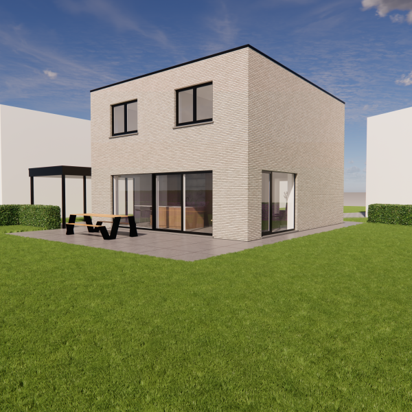 nieuwbouwwoning Poperinge centrum te koop investeren