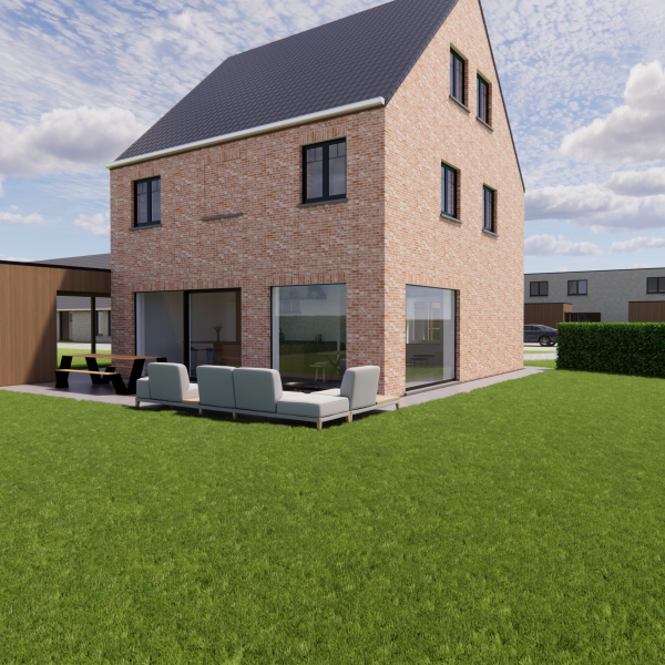 nieuwbouwwoning Poperinge centrum te koop investeren