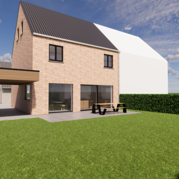 nieuwbouwwoning Poperinge centrum te koop investeren