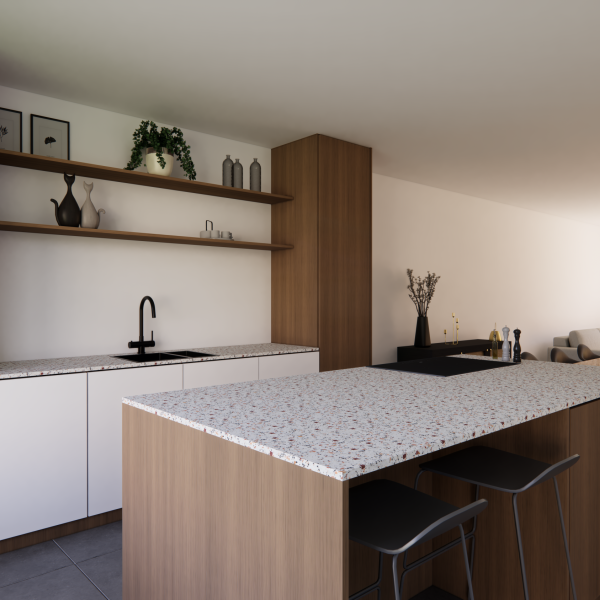 de kèèsefabrieke rijwoning nieuwbouw halfopen woning