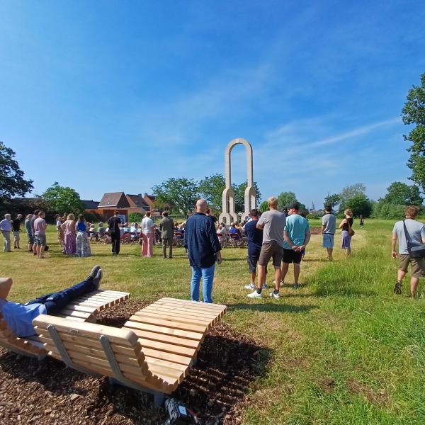 poort Hooge Siecken Ieper nieuw park kunstwerk