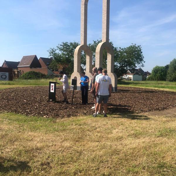poort Hooge Siecken Ieper nieuw park kunstwerk