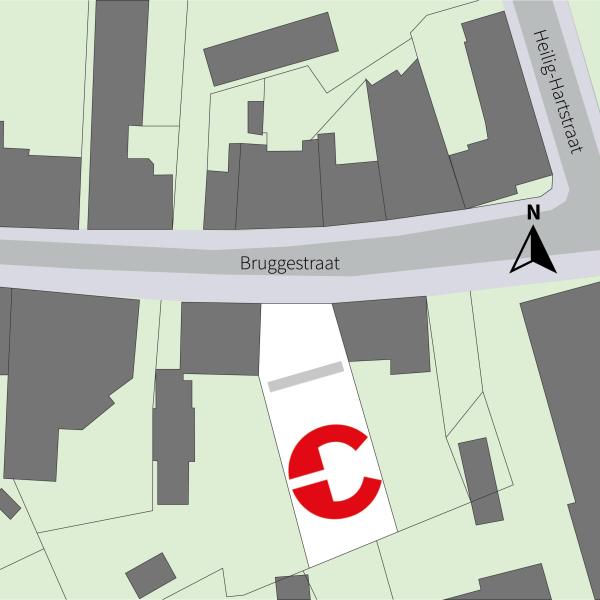 residentie Bruggehof Poperinge Bruggestraat nieuwbouw