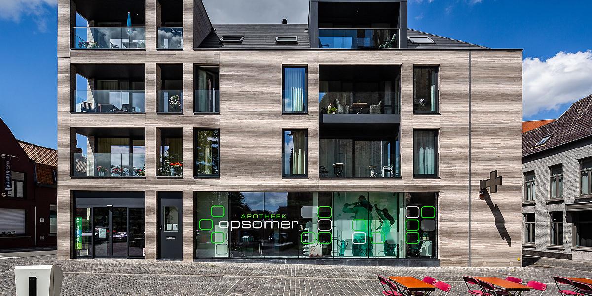 modern appartementsgebouw Poperinge