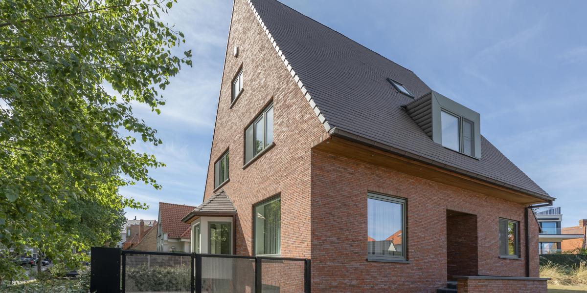 villa met hellend dak Koksijde