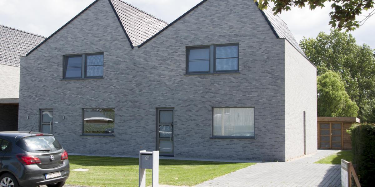 moderne huizen Pervijze