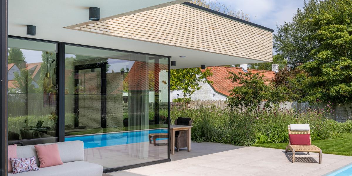 moderne villa met zwembad Sint Idesbald Koksijde 
