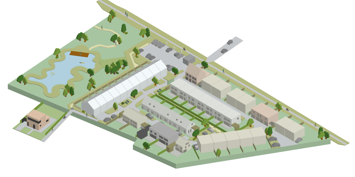 nieuwbouwproject De Kèèsefabrieke te Poperinge bouwgrond te koop