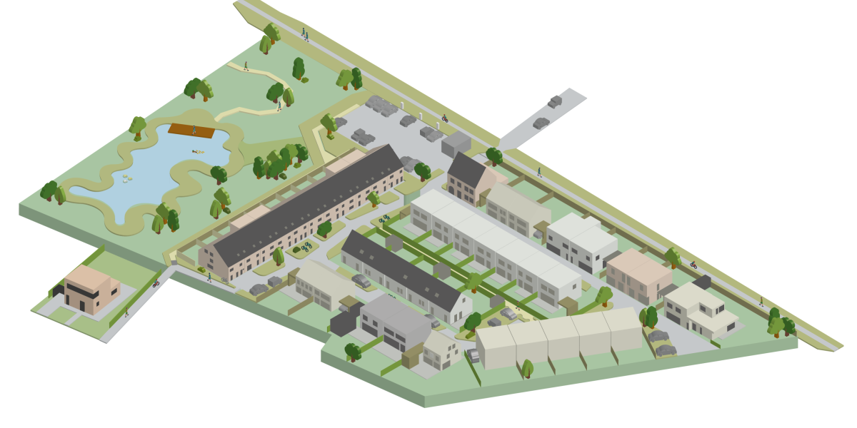 nieuwbouwproject De Kèèsefabrieke te Poperinge bouwgrond te koop