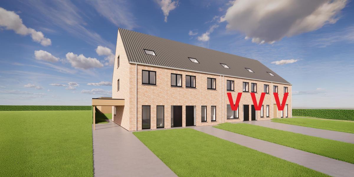 Catteeu te koop Reningelst Baljuwstraat nieuwbouwwoning investeren Poperinge