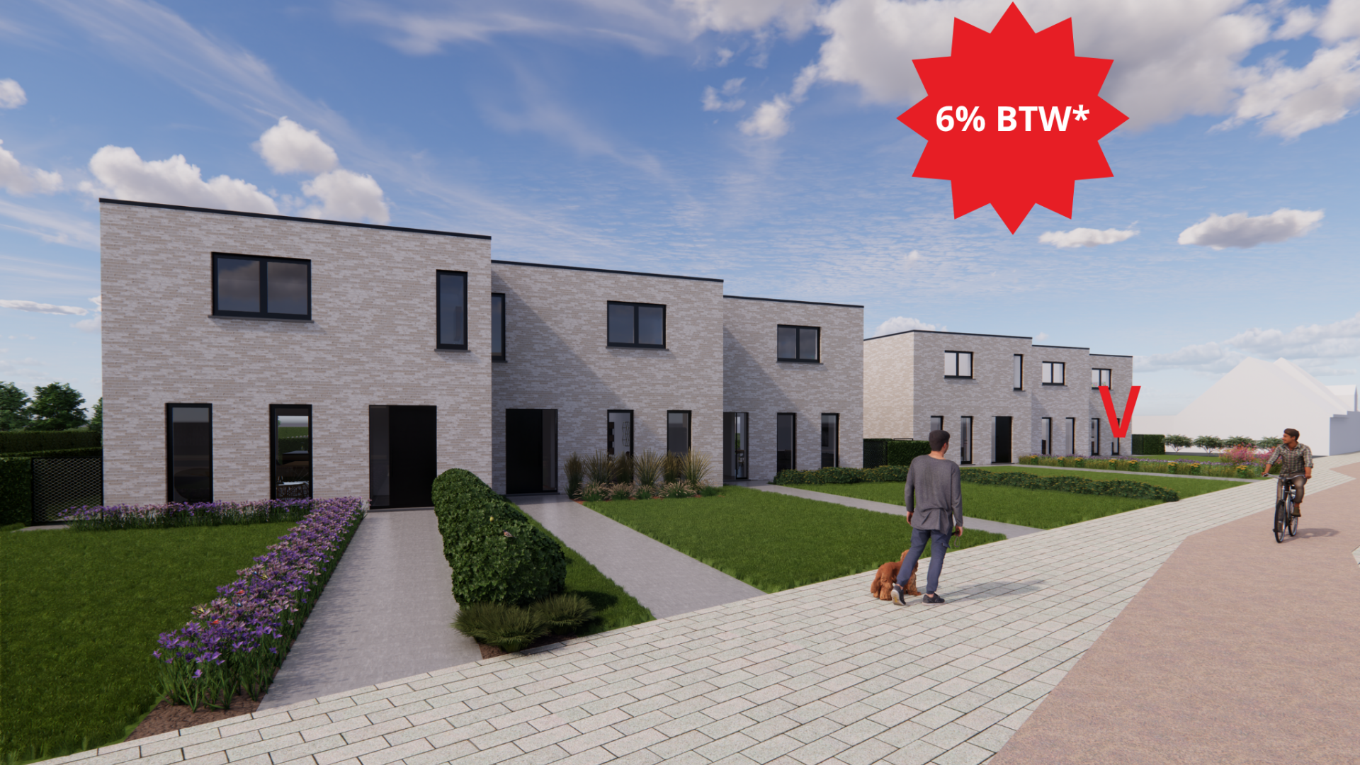 nieuwbouw Woesten te koop 6% btw