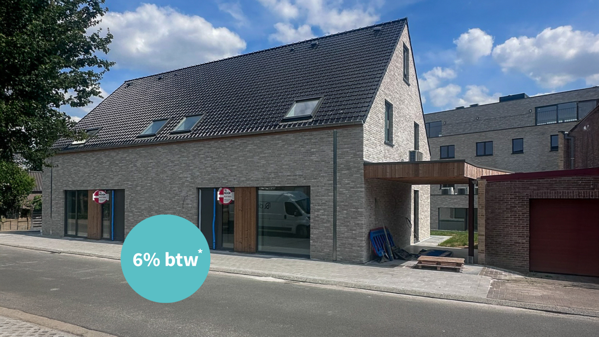 nieuwbouwwoningen Houthulst te koop 6% btw