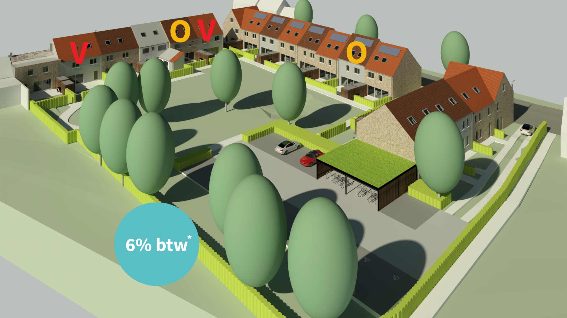 Catteeu De Lelie Beauvoorde Veurne te koop nieuwbouwwoning 6% BTW