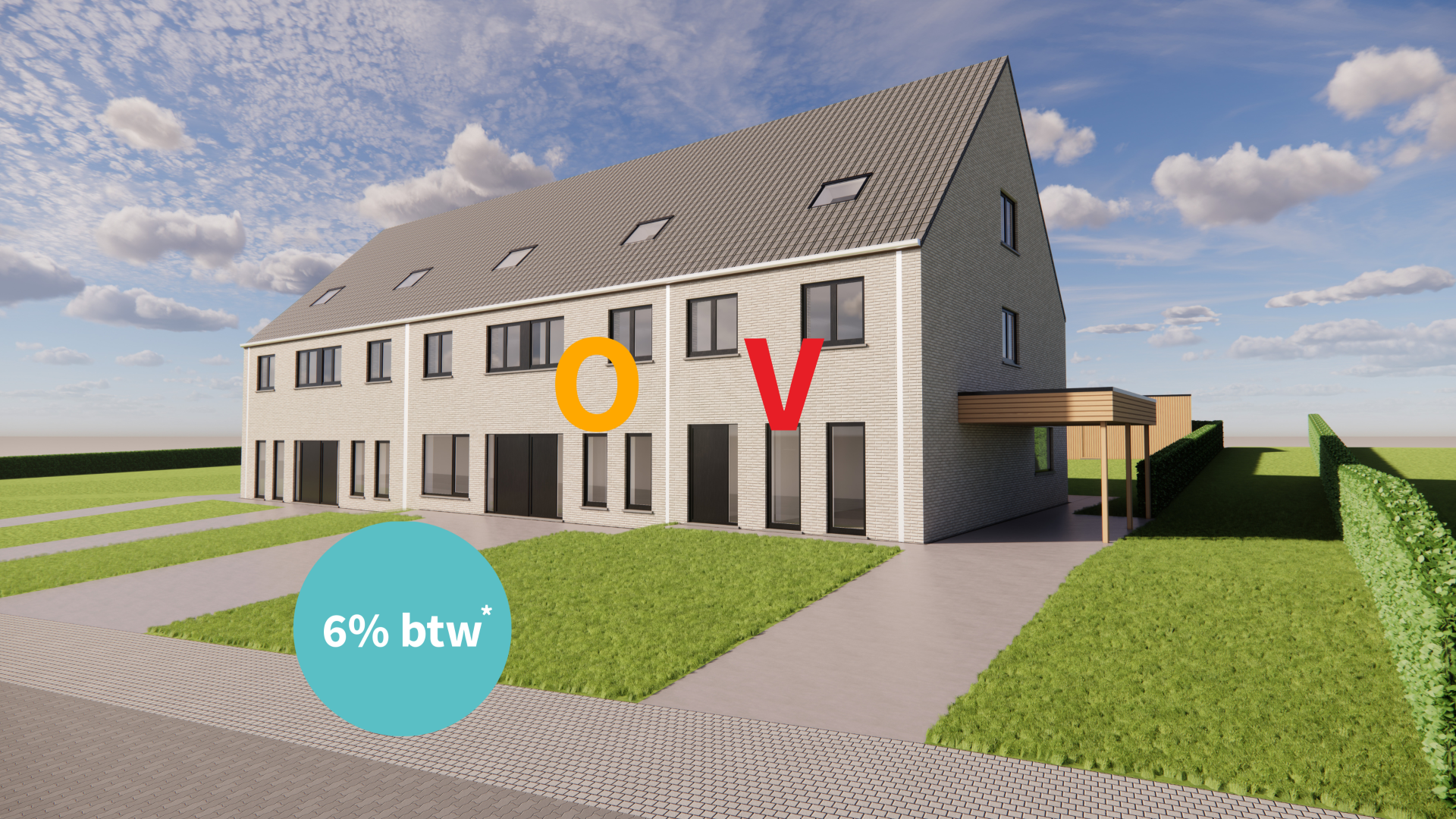 Catteeu te koop Reningelst Baljuwstraat nieuwbouwwoning investeren Poperinge