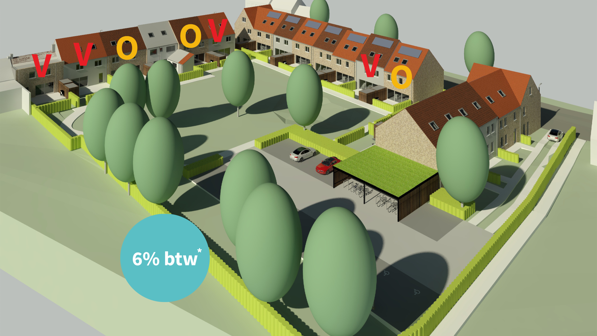 Catteeu De Lelie Beauvoorde Veurne te koop nieuwbouwwoning 6% BTW