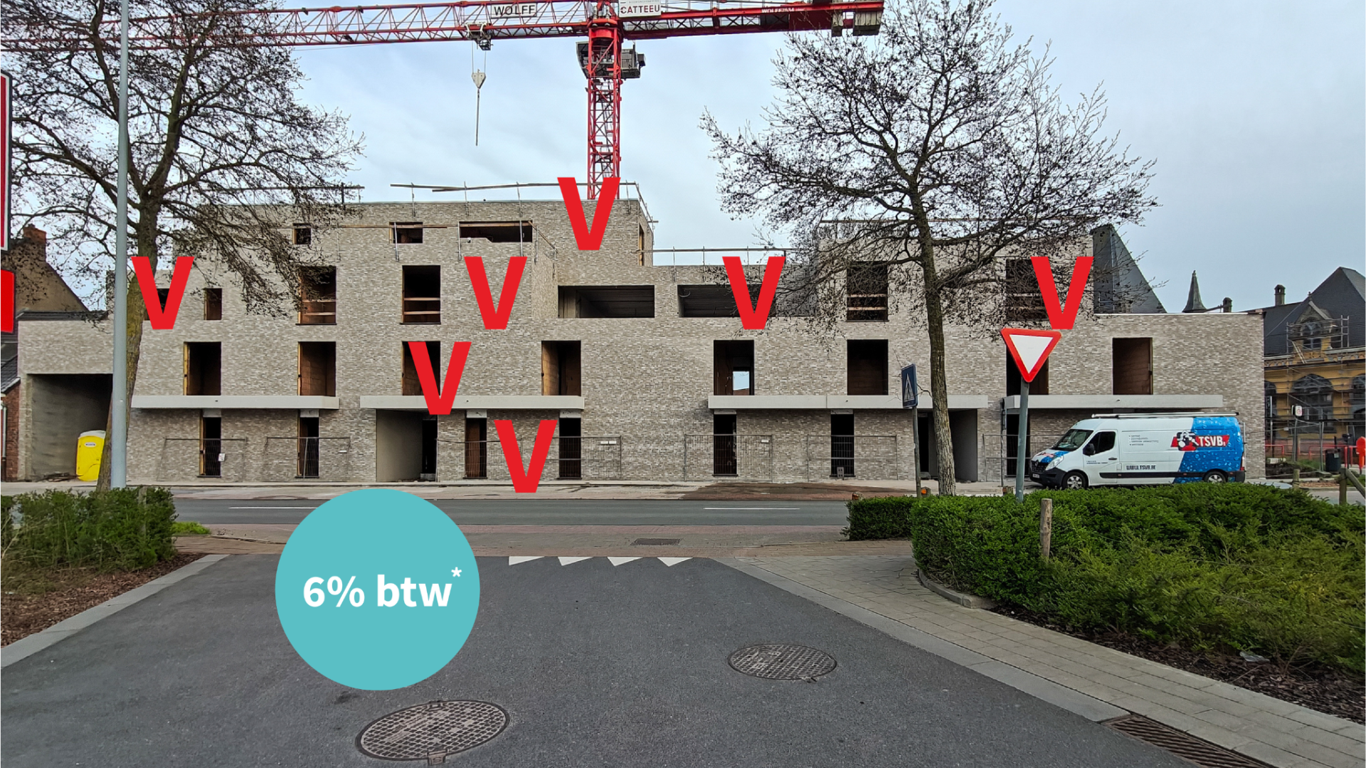 residentie Zaeyers Veurne appartementen Brugsesteenweg te koop