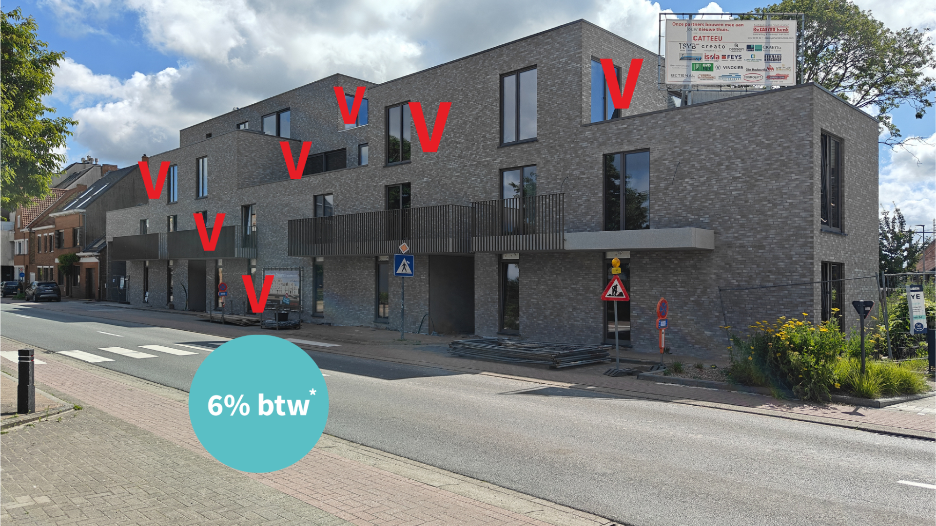 residentie Zaeyers Veurne appartementen Brugsesteenweg te koop