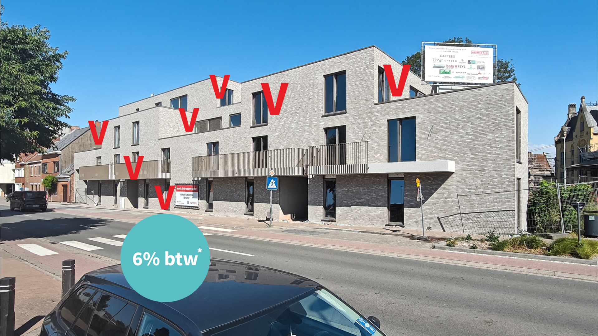residentie Zaeyers Veurne appartementen Brugsesteenweg te koop