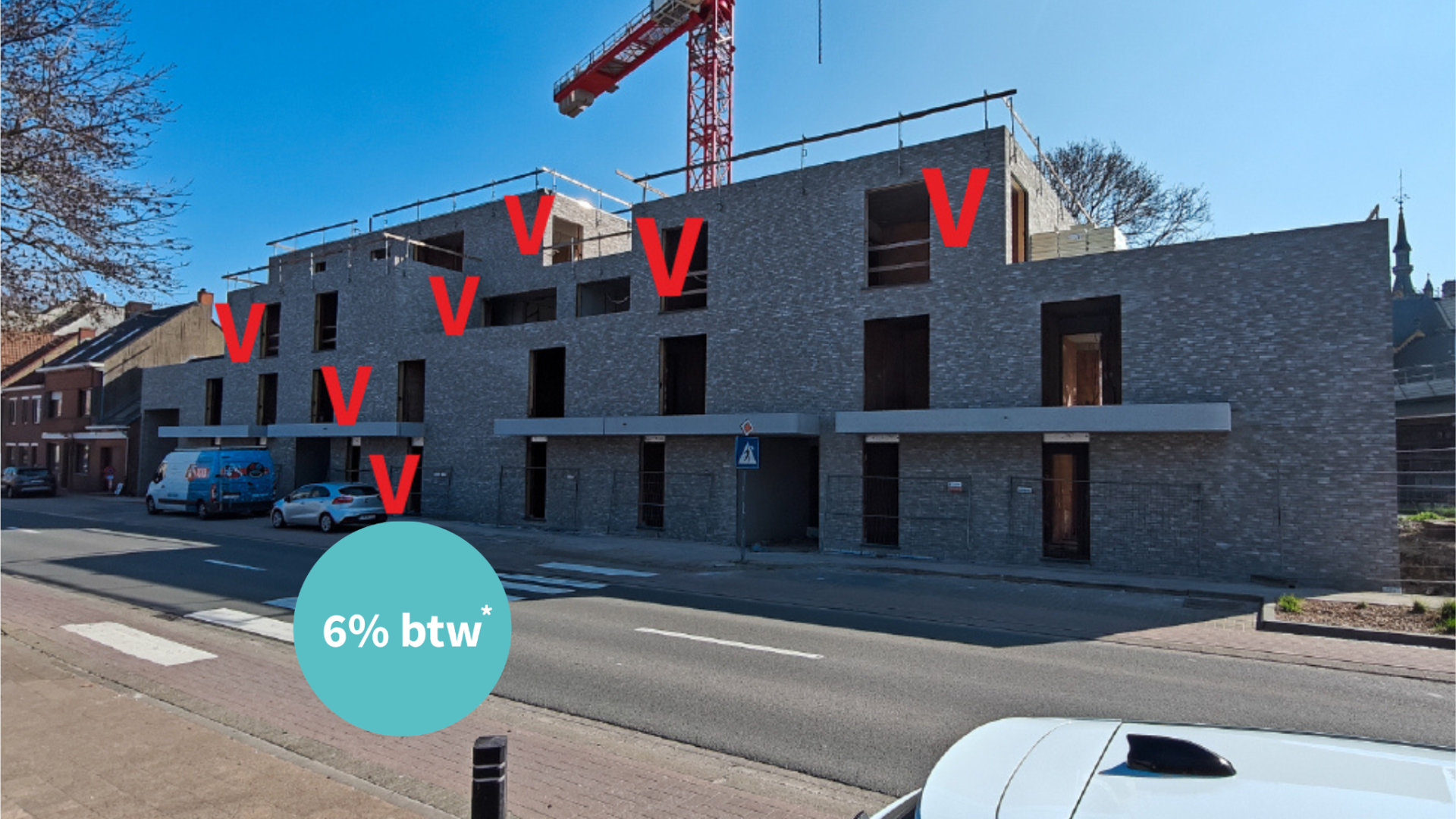 residentie Zaeyers Veurne appartementen Brugsesteenweg te koop