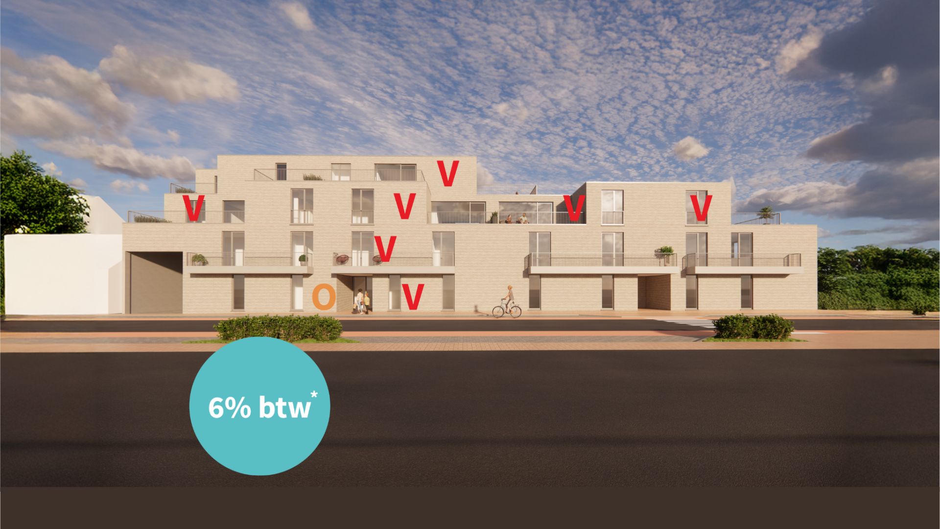 residentie Zaeyers Veurne appartementen Brugsesteenweg te koop