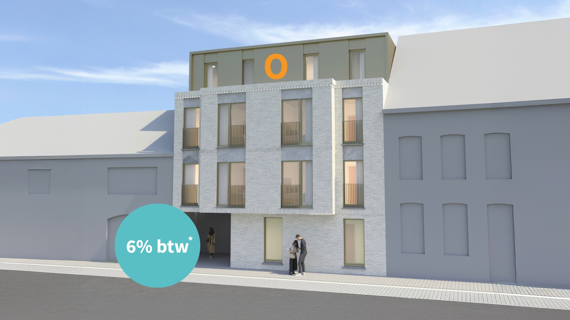 residentie Bruggehof Poperinge nieuwbouw appartement Bruggestraat 