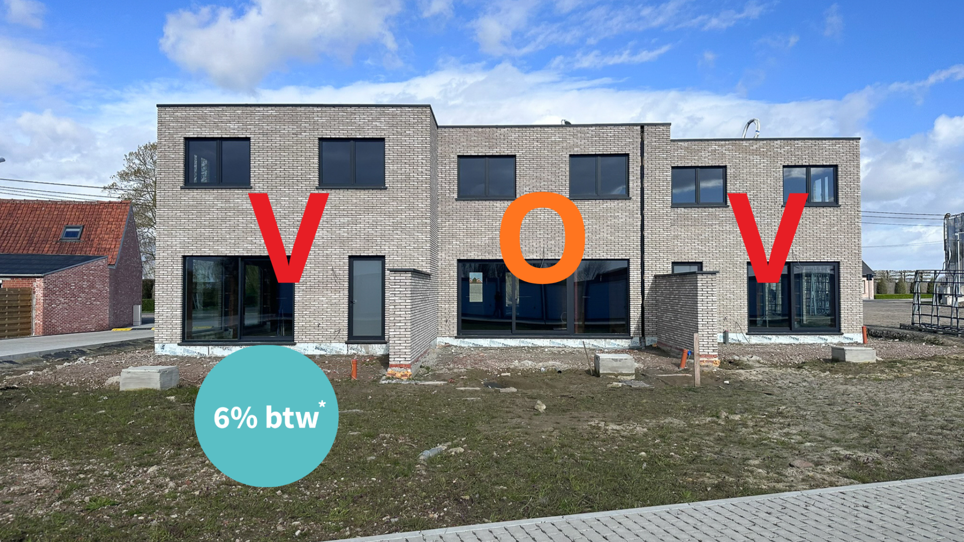 nieuwbouwwoningen te koop Woesten garage investeren