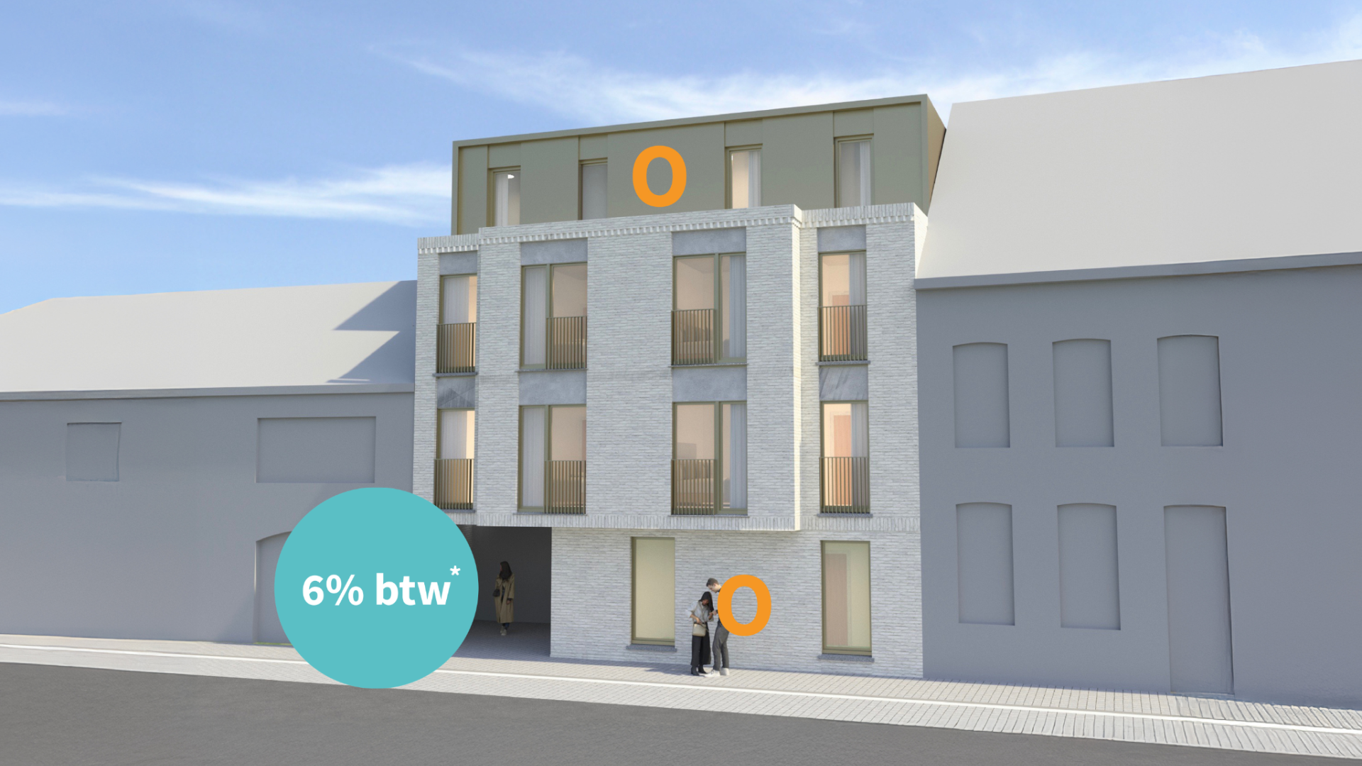 residentie Bruggehof Poperinge nieuwbouw appartement Bruggestraat 