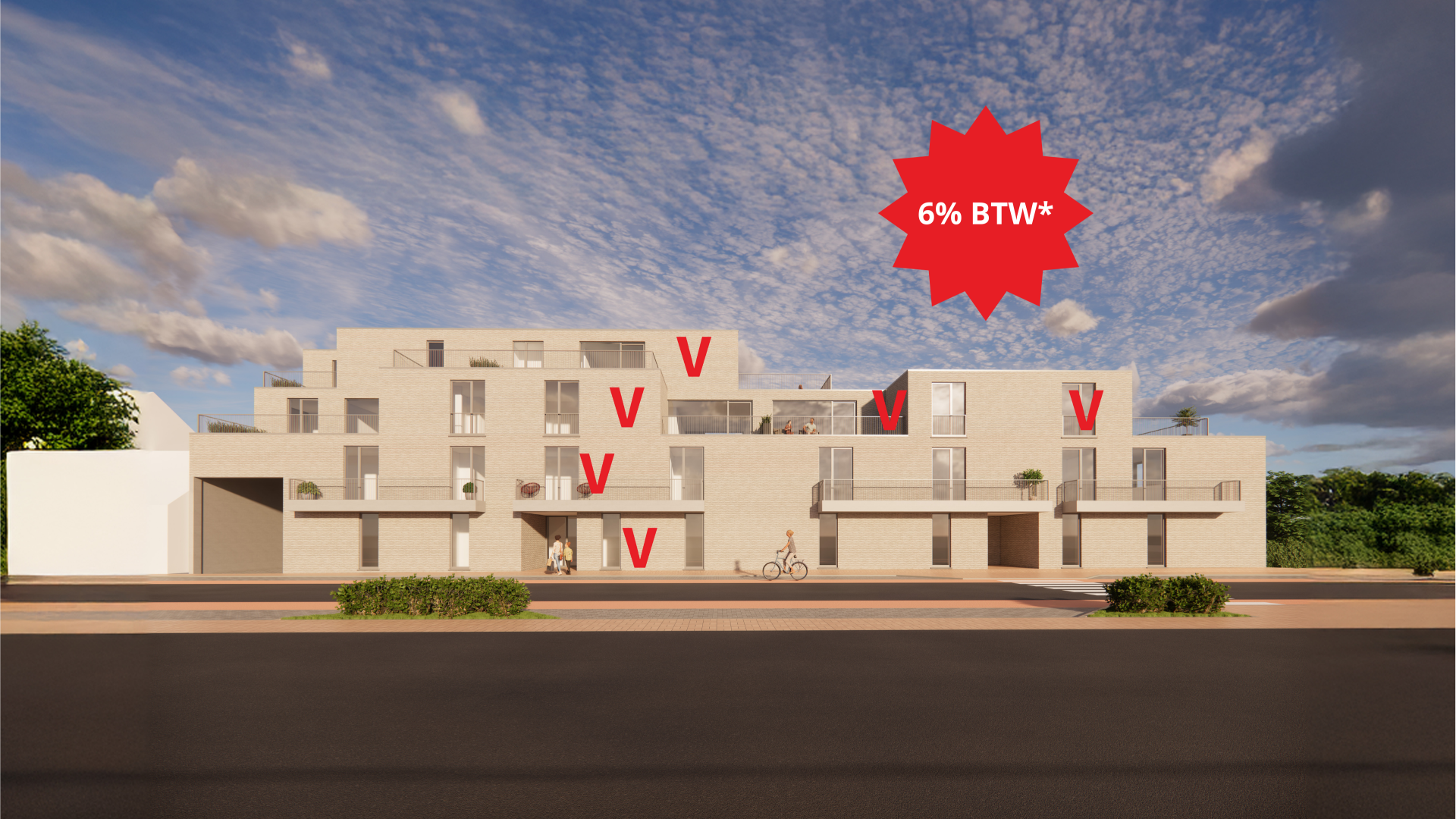 residentie Zaeyers appartementen te koop centrum veurne