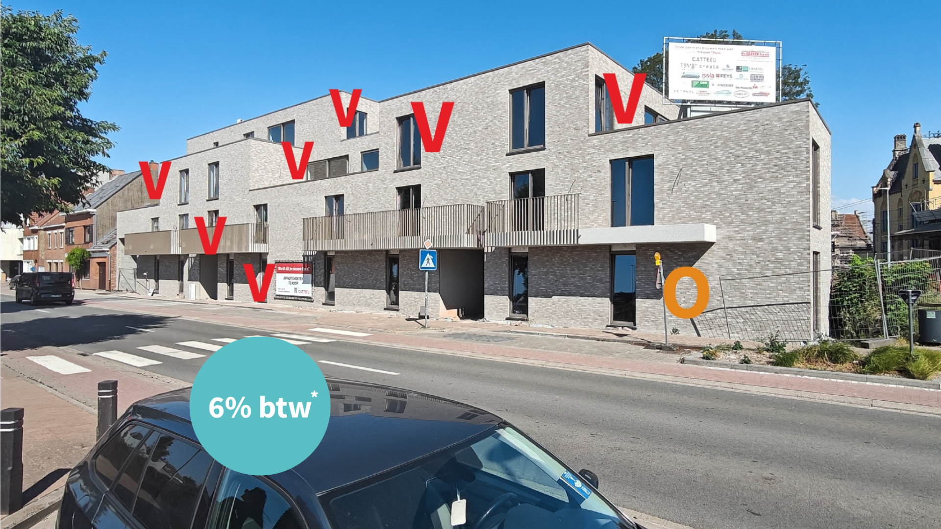 residentie Zaeyers Veurne appartementen Brugsesteenweg te koop