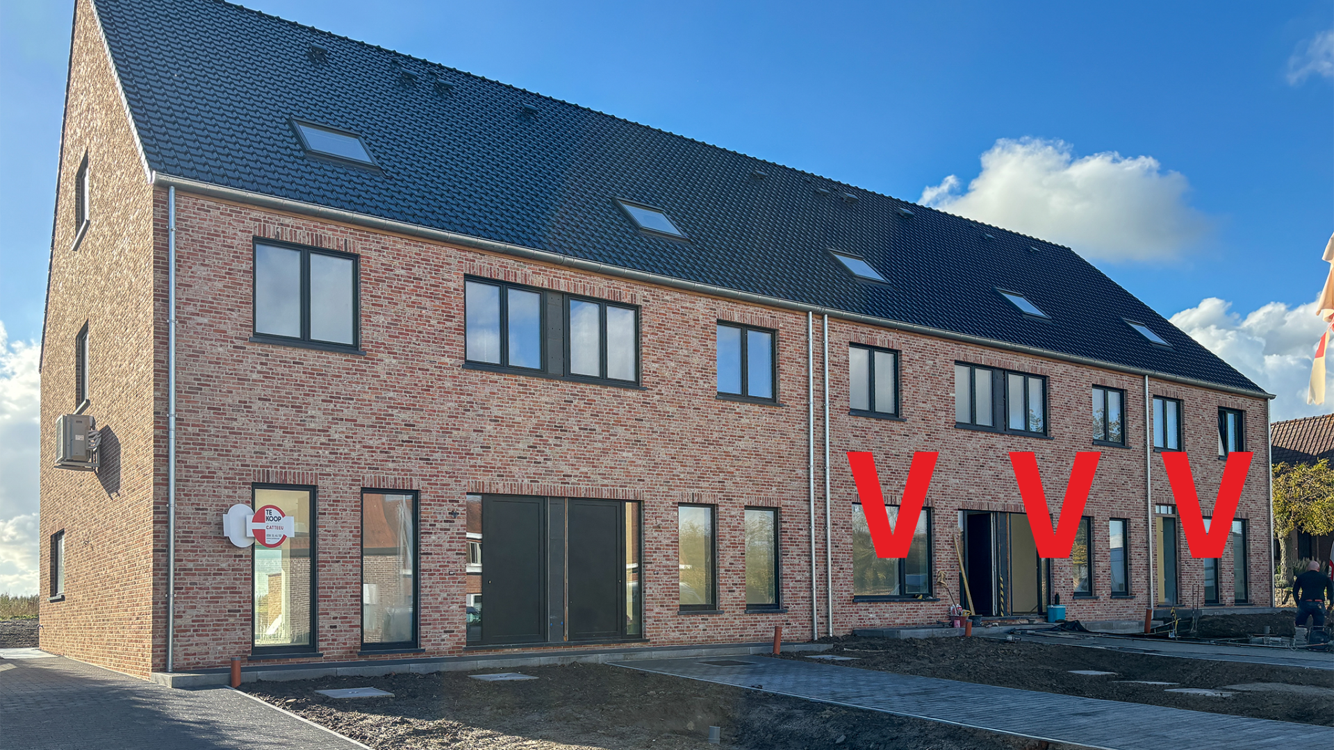 Catteeu te koop Reningelst Baljuwstraat nieuwbouwwoning investeren Poperinge