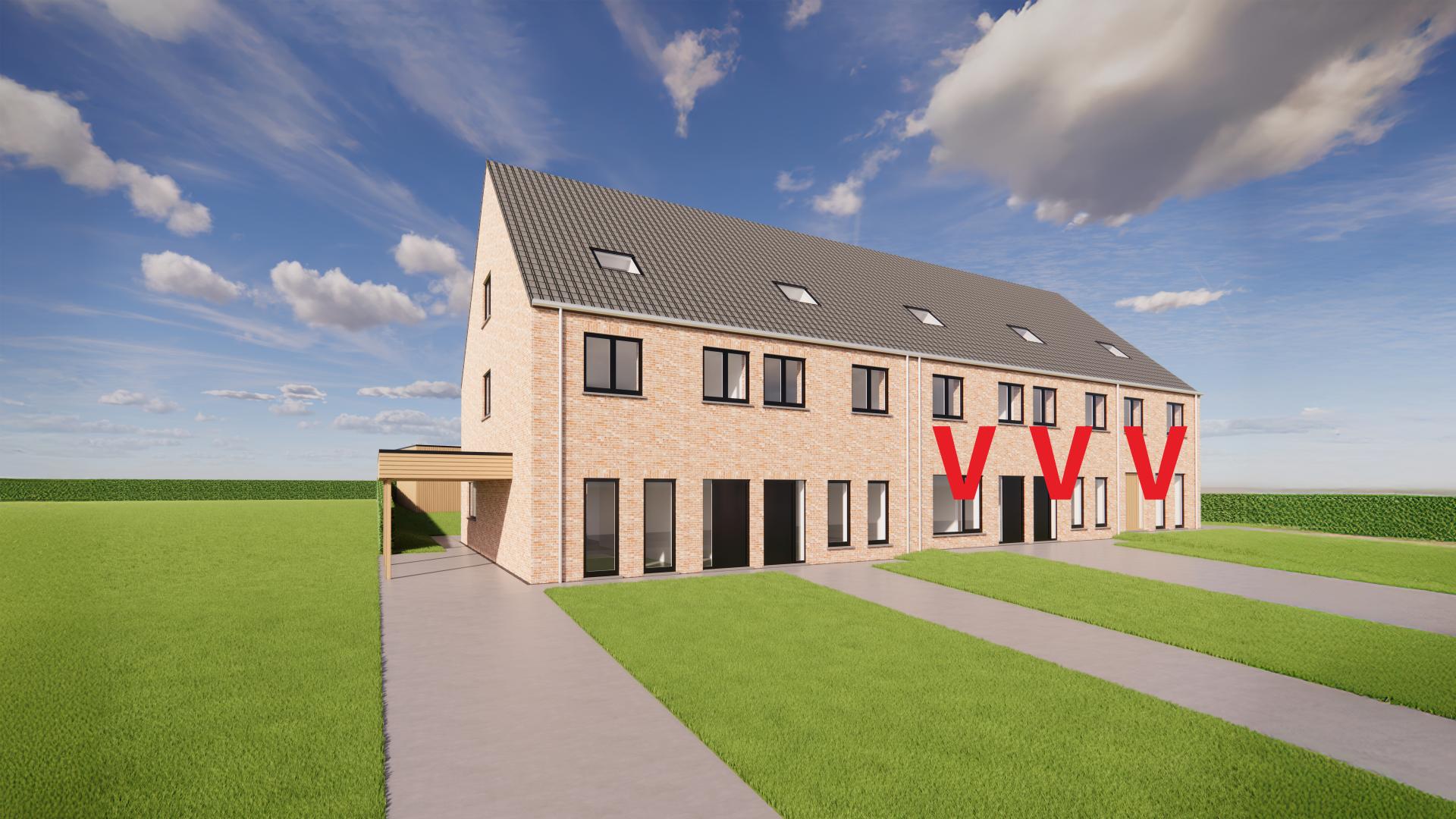 Catteeu te koop Reningelst Baljuwstraat nieuwbouwwoning investeren Poperinge