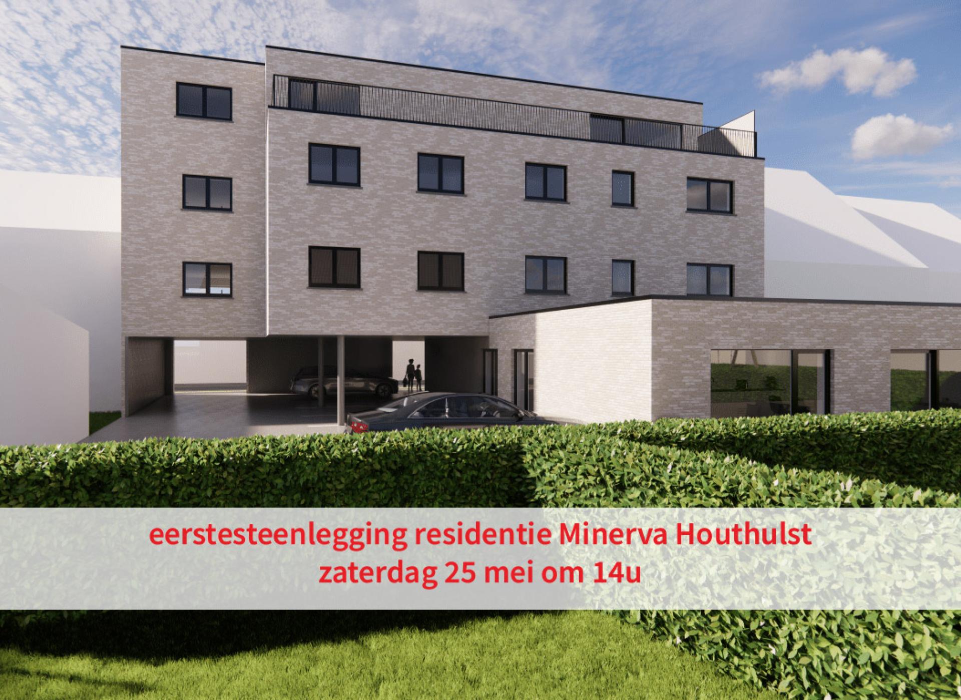 eerstesteenlegging residentie Minerva Houthulst 