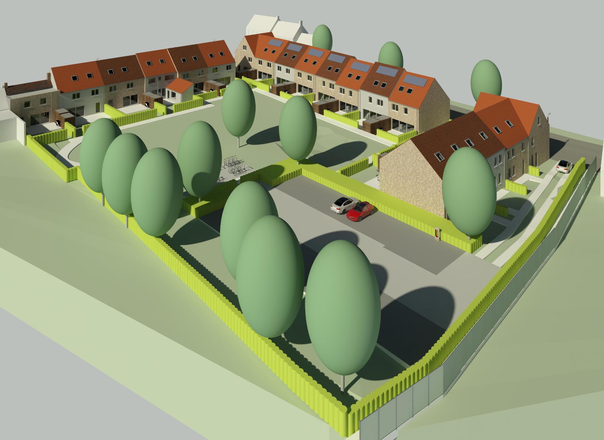 de lelie Beauvoorde nieuwbouwwoningen Veurne