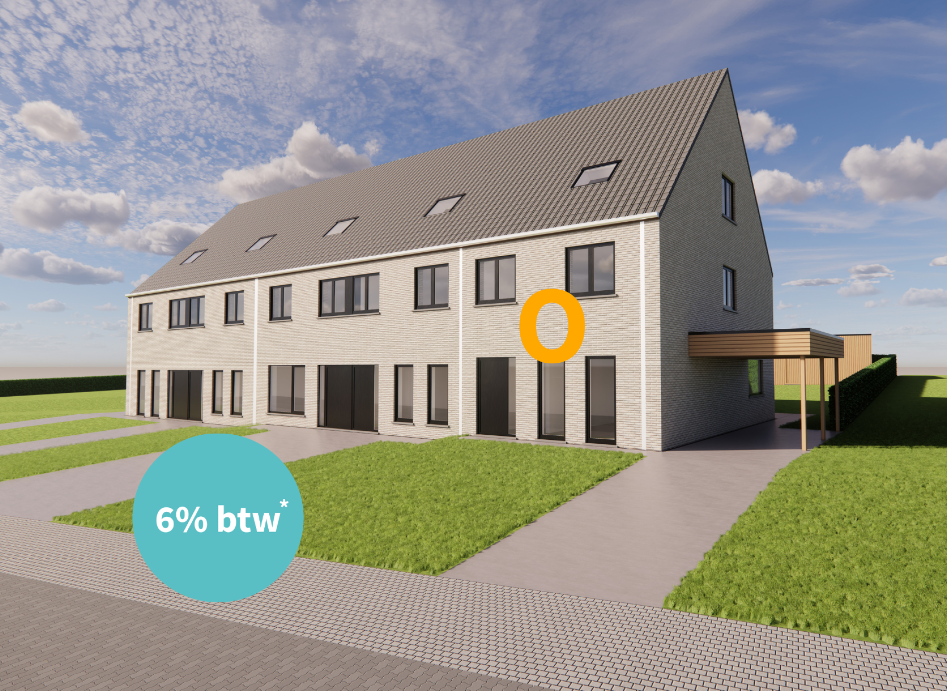 Catteeu te koop Reningelst Baljuwstraat nieuwbouwwoning