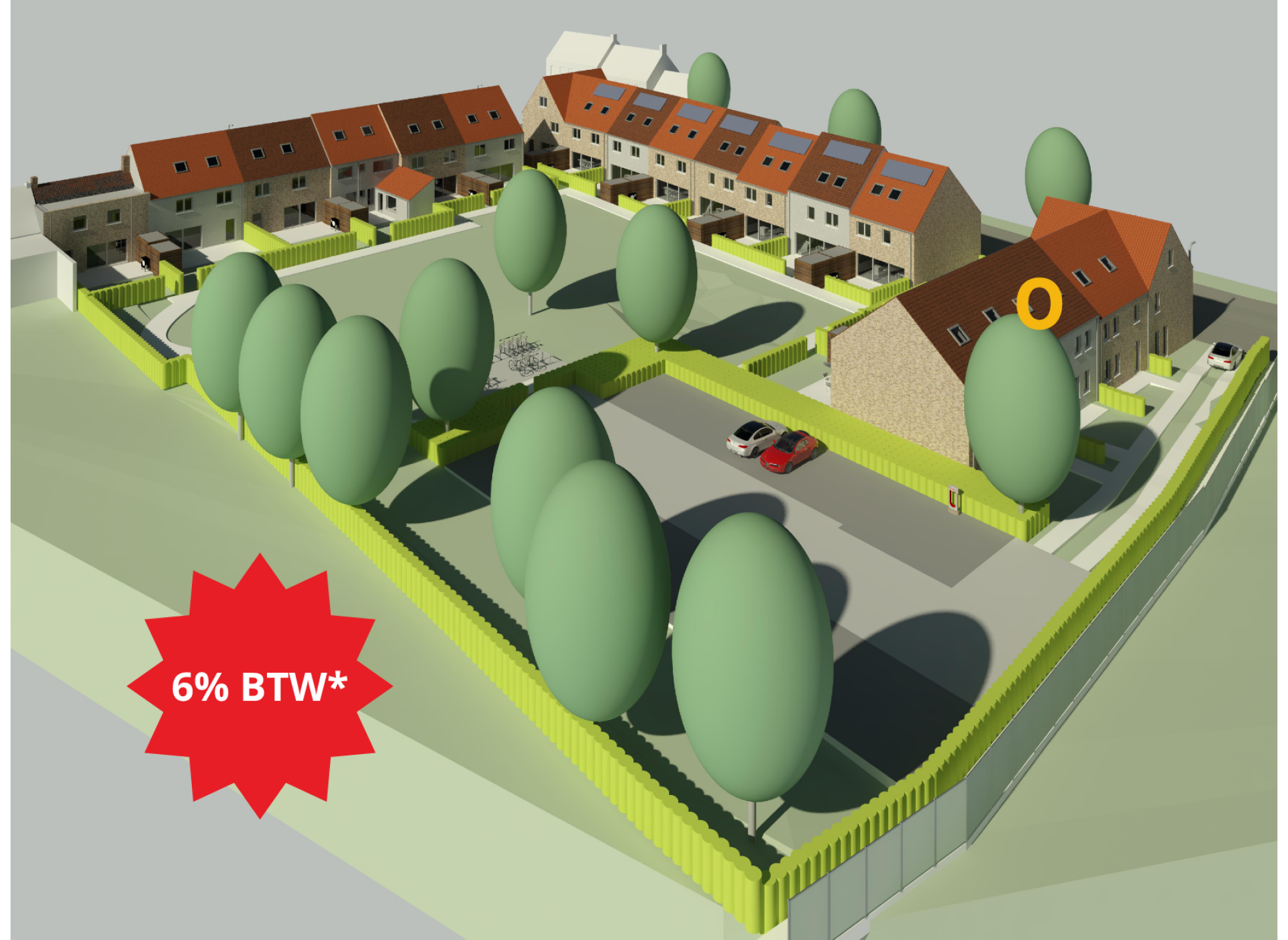 de lelie Beauvoorde nieuwbouwwoningen Veurne
