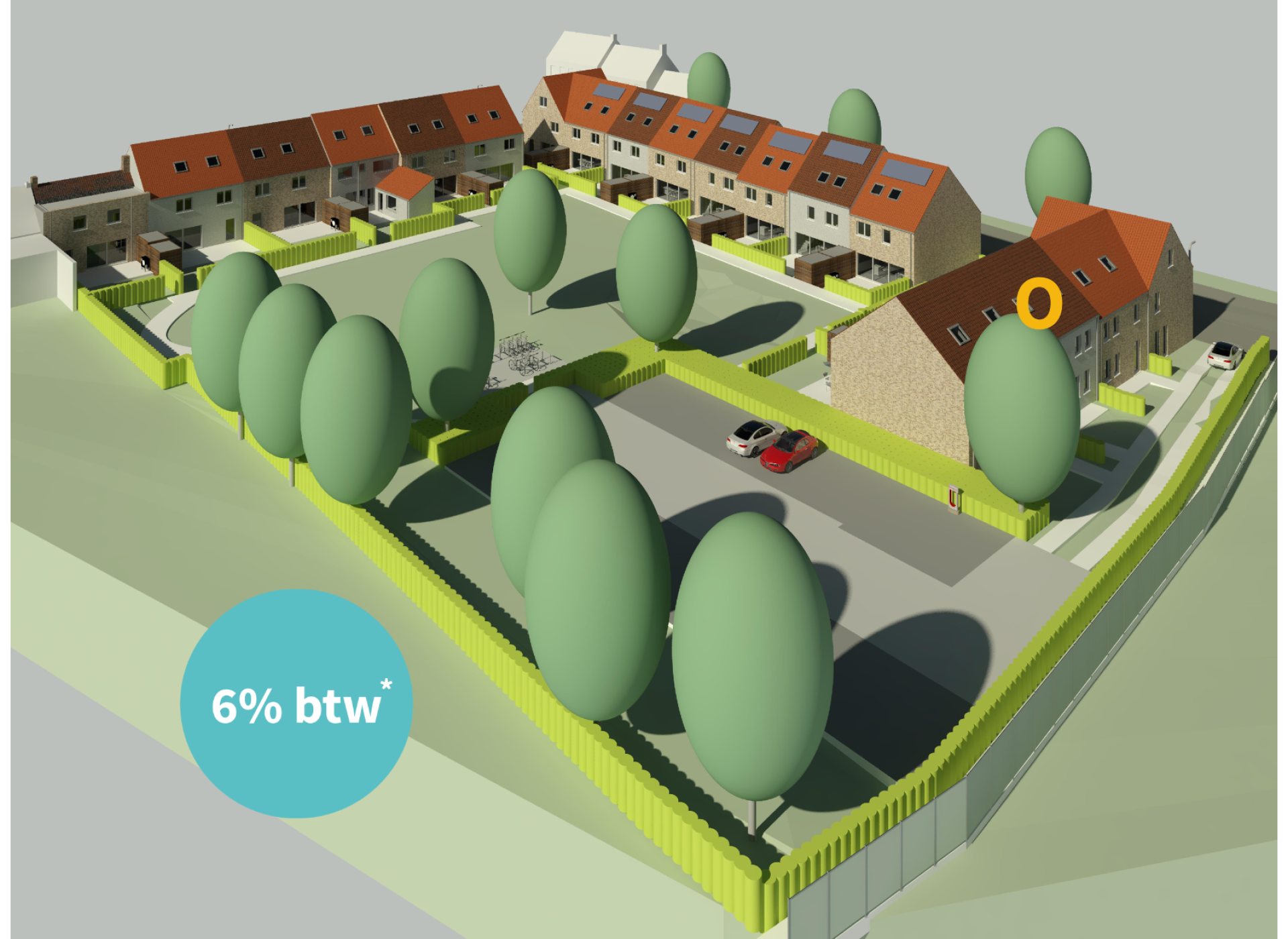 de lelie Beauvoorde nieuwbouwwoningen Veurne