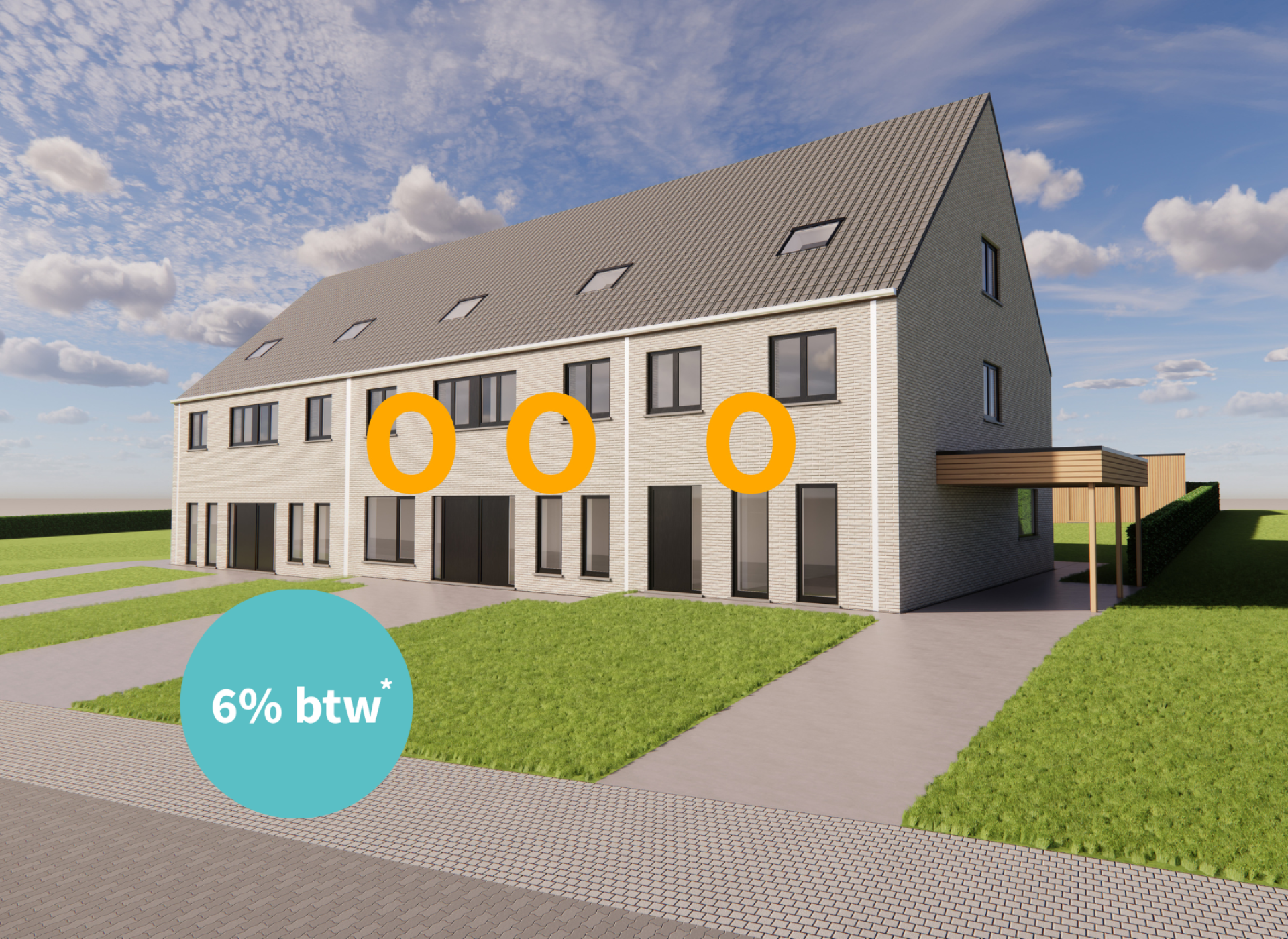 Catteeu te koop Reningelst Baljuwstraat nieuwbouwwoning