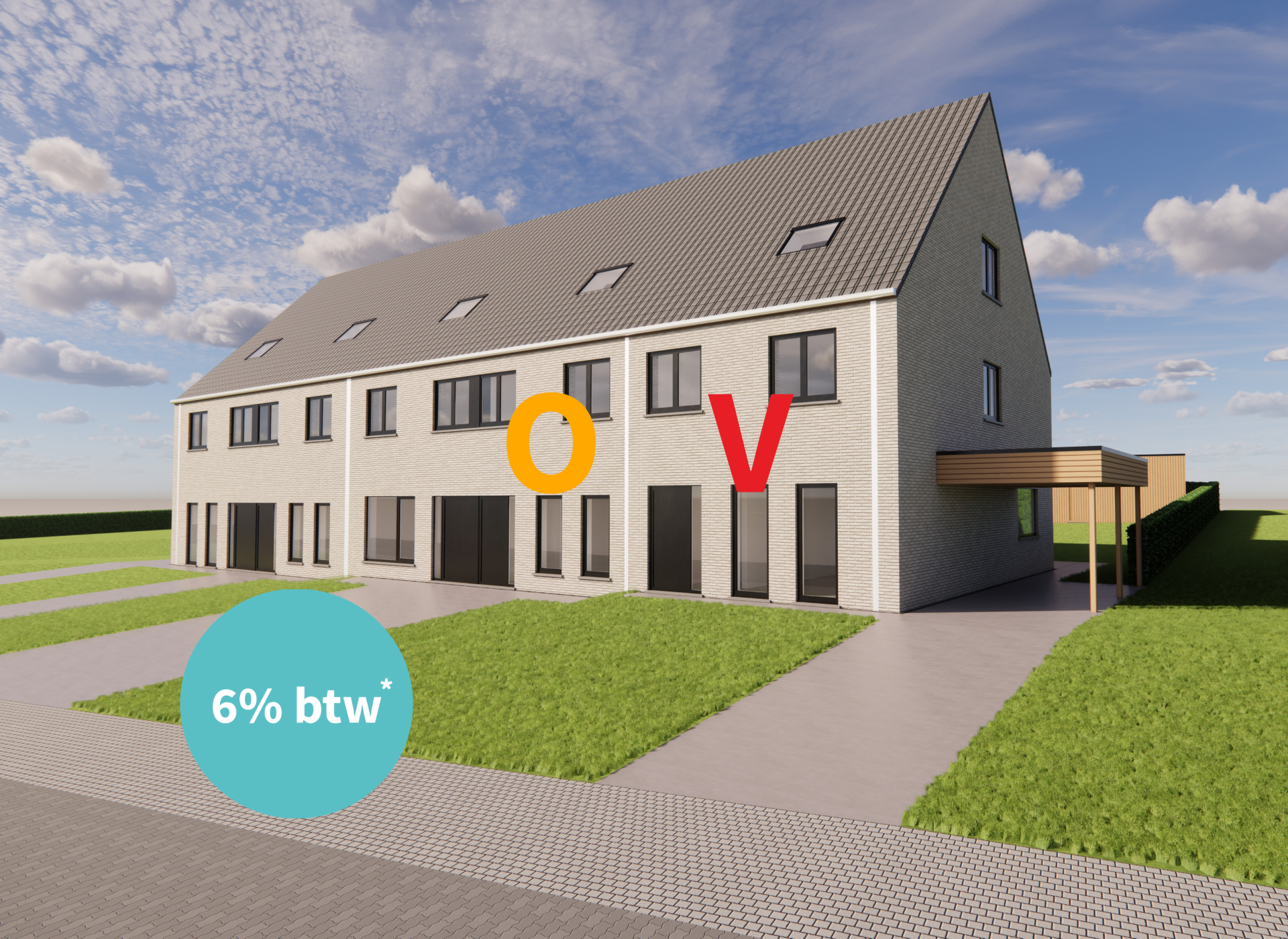 Catteeu te koop Reningelst Baljuwstraat nieuwbouwwoning