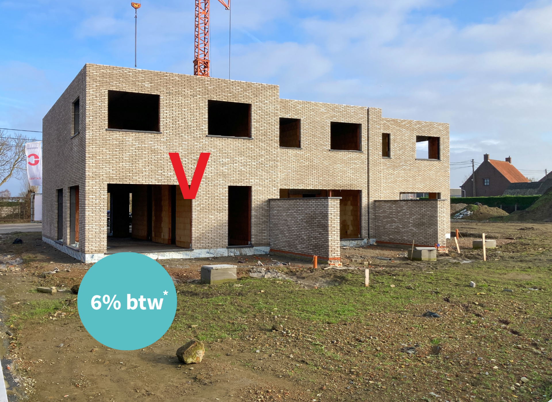 te koop woesten nieuwbouwwoning 