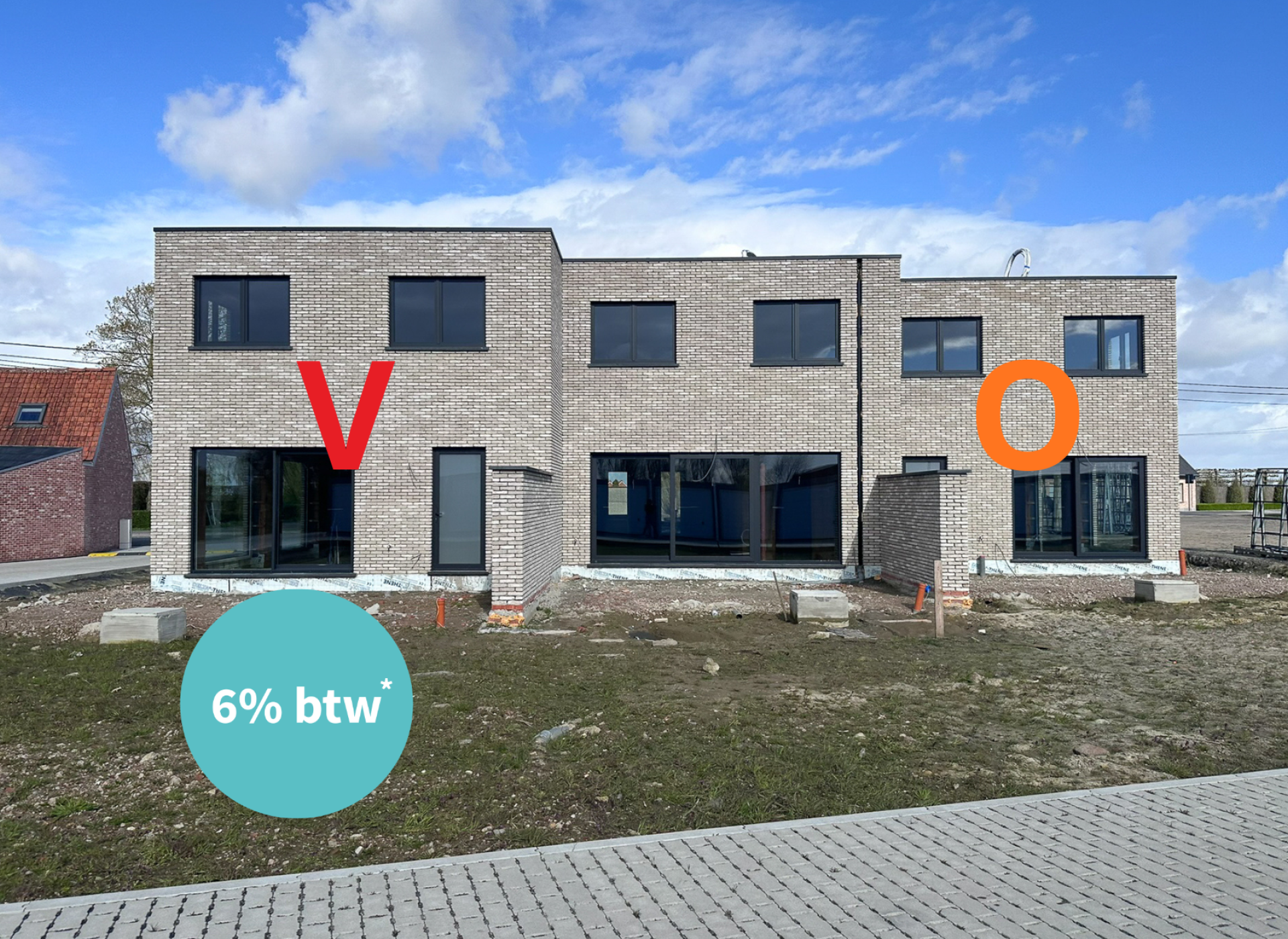 te koop woesten nieuwbouwwoning 