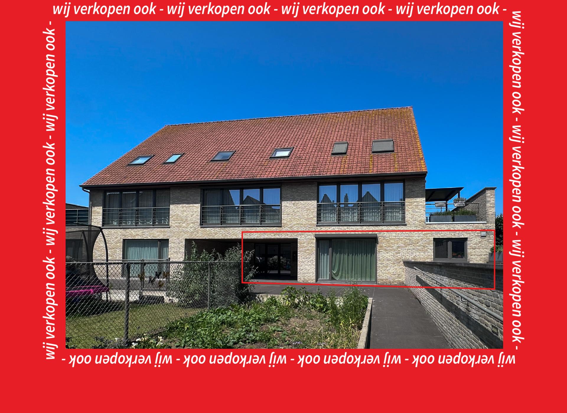 gelijkvloers appartement te koop Lo-Reninge