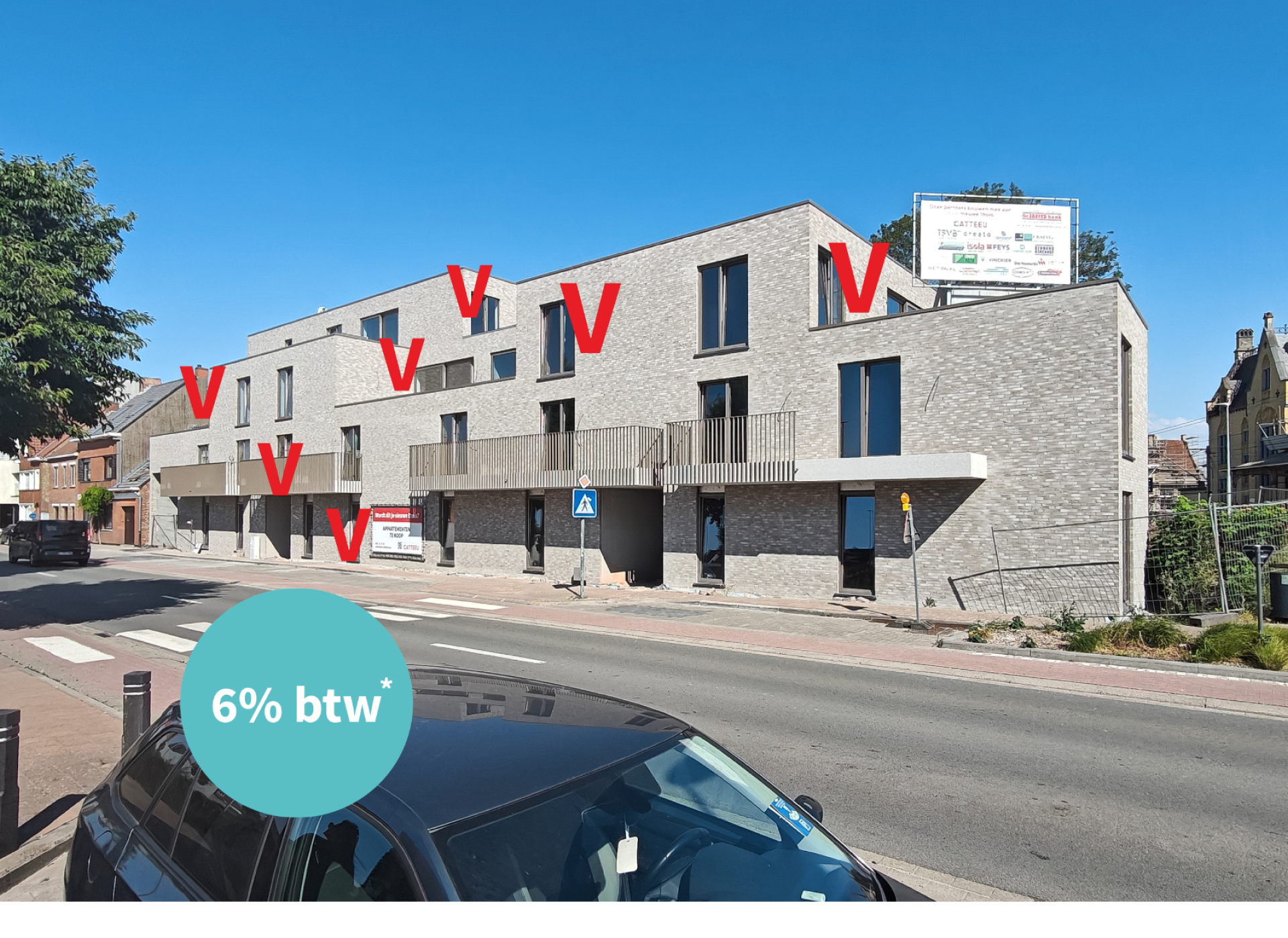 residentie Zaeyers Veurne appartementen Brugsesteenweg te koop