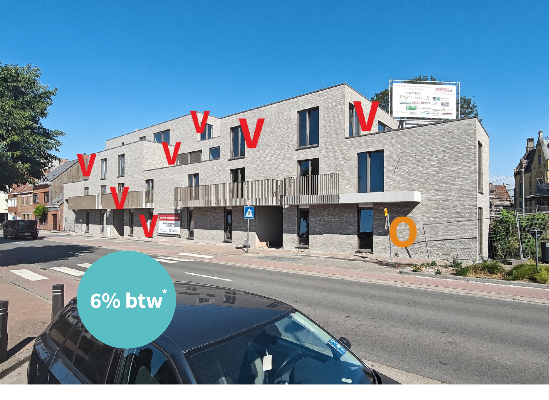 residentie Zaeyers Veurne appartementen Brugsesteenweg te koop