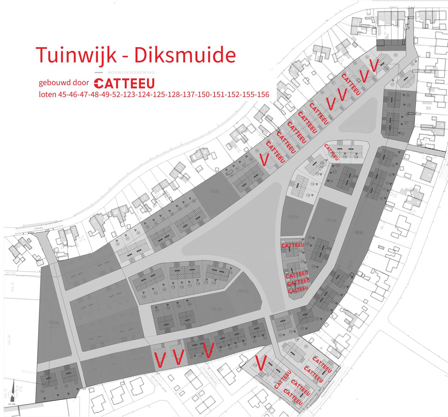 bouwgronden te koop Tuinwijk te Diksmuide Catteeu