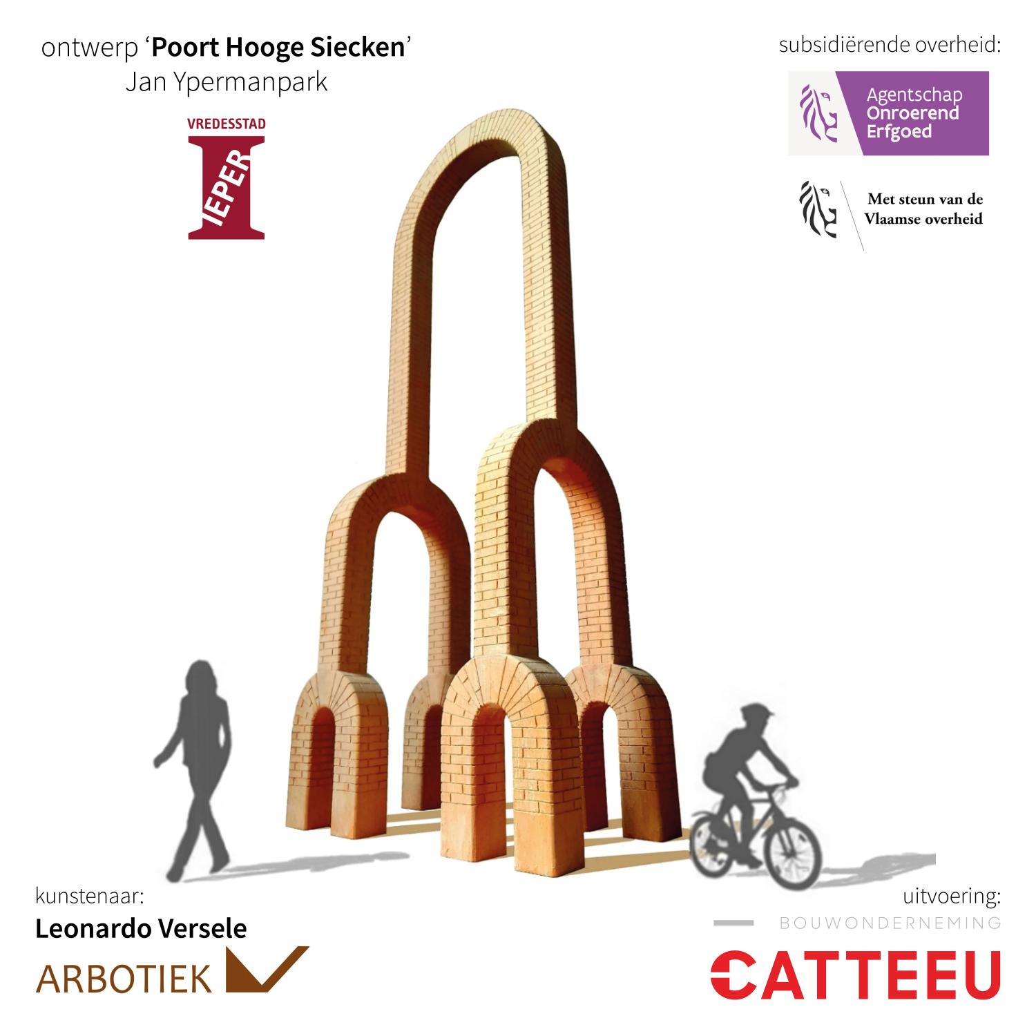 poort Hooge Siecken Ieper nieuw park