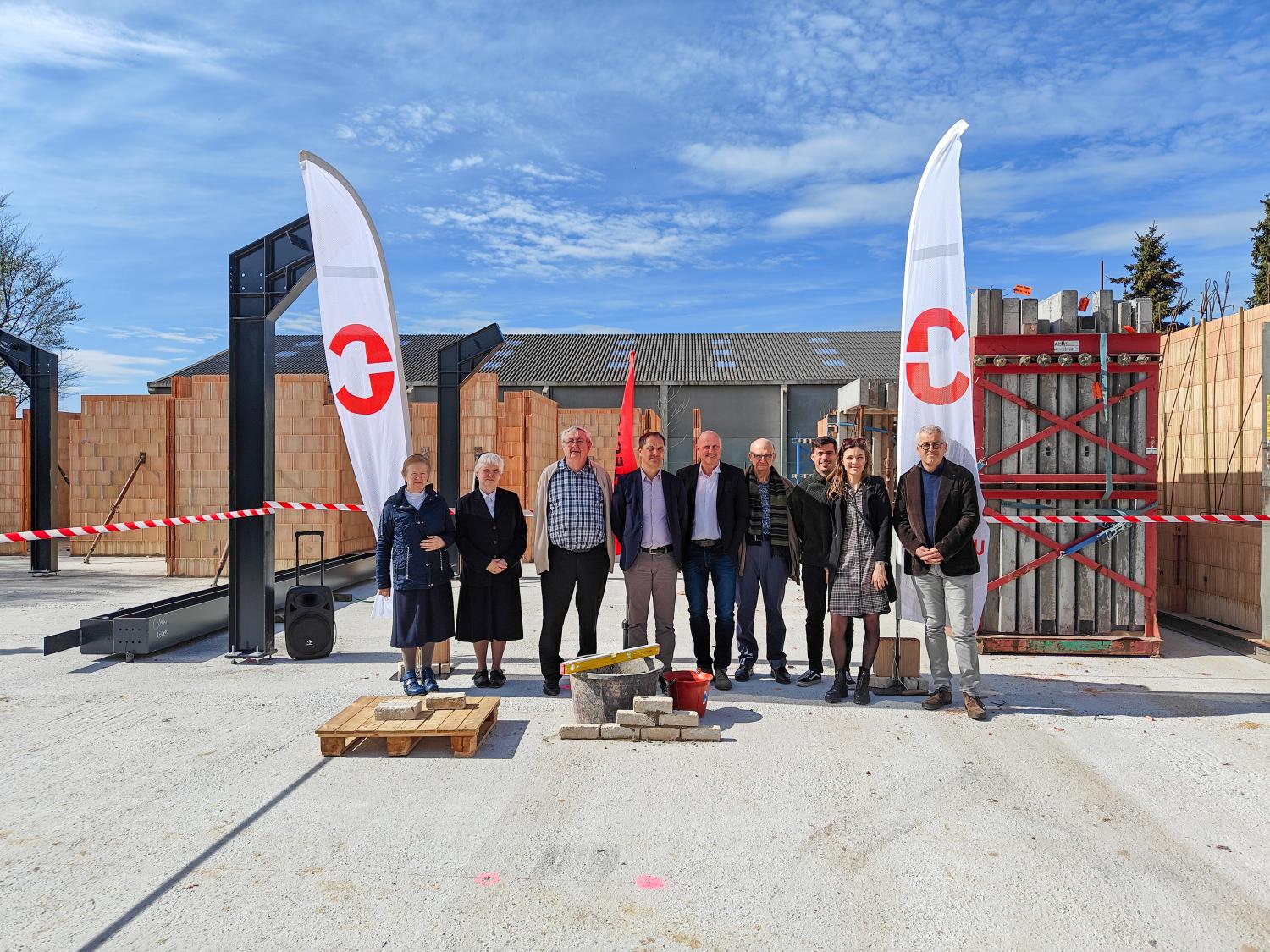 eerstesteenlegging buurthuis Vladslo