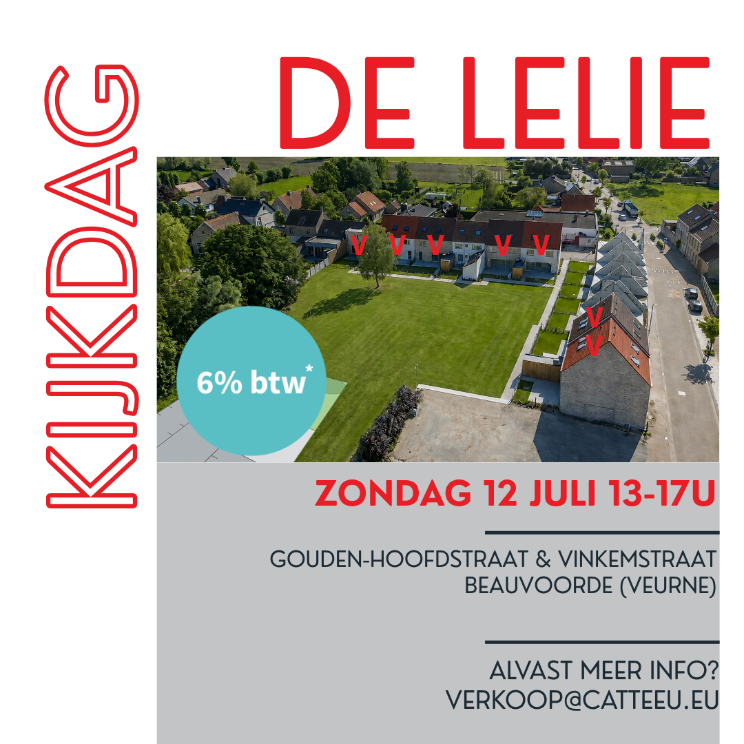 kijkdag de lelie beauvoorde veurne nieuwbouwwoning 