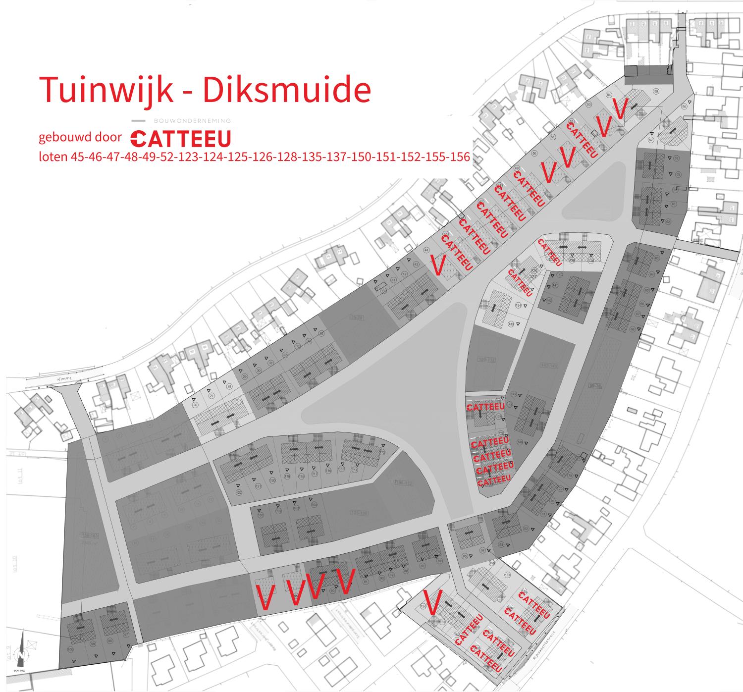 bouwgronden te koop Tuinwijk te Diksmuide Catteeu